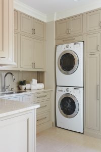 Buit-in stacked washer dryer